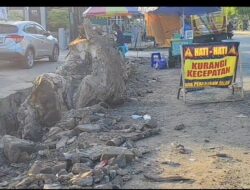 Dinilai Stagnan, Dinas PUPRP Kabupaten Banjar Ungkap Alasan Proyek Pedestrian Jalan A Yani Terkesan Tanpa Progres
