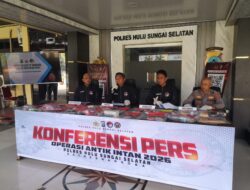 Hasil Operasi Antik Intan 2026, Polres HSS Ringkus 24 Tersangka Narkoba