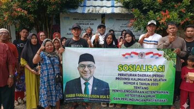 Jalan Rusak Puluhan Tahun di Desa Kuin Kecil, Habib Farhan Siap Perjuangkan Perbaikan