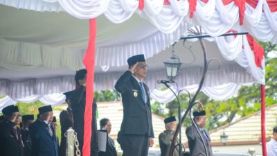 Wabup Balangan Ajak Warisi Semangat Pejuang, Pada Momen HUT ke-77 Gubernur Tentara ALRI Divisi IV