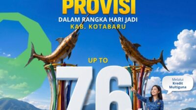 Hari Jadi Kabupaten Kotabaru, Bank Kalsel Berikan Promo Cashback Kredit Multiguna