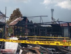 Empat Rumah di Kawasan Sungai Miai Dalam Ludes Dilahap Api