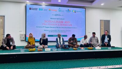 Pemkab Kotabaru Hadiri Sosialisasi ASN Pra Pensiun dan Silaturahmi Pengajian Nasabah Pensiunan Eksisting BSI