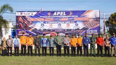 Antisipasi Kemarau Panjang, Pemkab Banjar Gelar Apel Kesiapsiagaan Karhutla 2026
