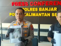 Polres Banjar Ungkap Kasus Pembunuhan Berencana di Sungai Pinang