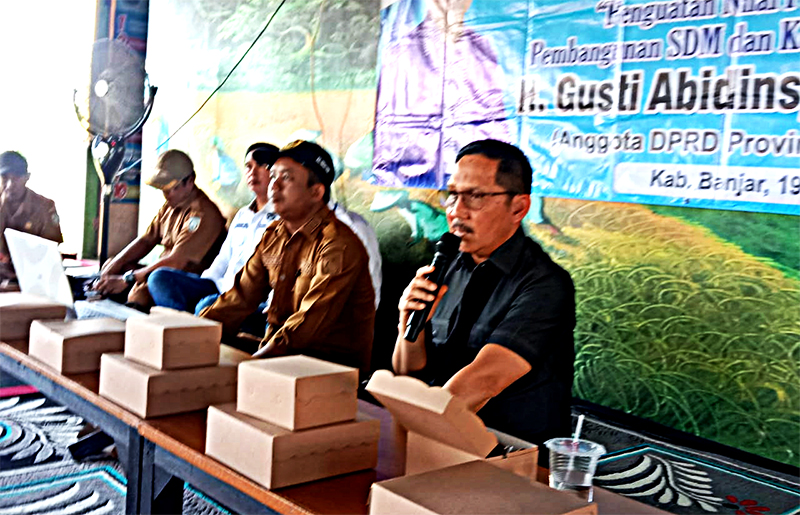 Anggota DPRD Provinsi Kalimantan Selatan dari Komisi III, H Gusti Abidinsyah