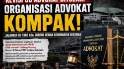 P3HI Soroti Wacana Revisi Undang-undang No 18 Tahun 2003 Tentang Advokat