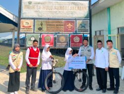 YBM PLN Salurkan 40 Sepeda untuk Dukung Pendidikan Anak di Banua Enam