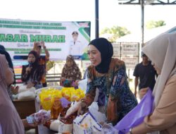 Warga Baruh Bahinu Luar Terbantu Adanya Pasar Murah Dengan Hatga Bahan Pokok Terjangkau