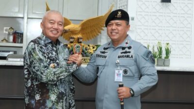 Gubernur Kalsel Terima Kunjungan Kehormatan Kepala Zona Tengah Bakamla RI