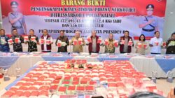 Jaringan Narkoba Antarprovinsi Diciduk Polda Kalsel, Sita 172,4 Kg Sabu dan 556 Butir Ekstasi