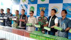 Rokok Ilegal Sitaan Polsek KPL Banjarmasin Dimusnahkan