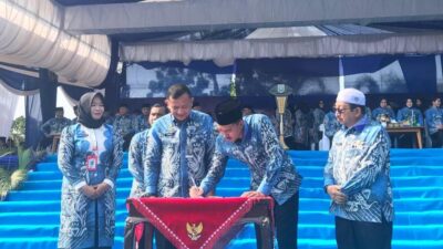 Hanya Tiga Anggota DPRD Banjar Hadir di Upacara Harjad ke-76 Kabupaten Banjar
