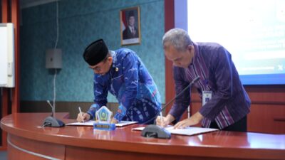 Bupati Tanah Bumbu dan Politeknik Transportasi Darat Indonesia-STTD Bekasi Tandatangani Kerja Sama Strategis Penguatan SDM Transportasi Darat