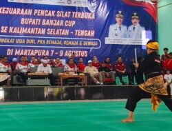 700 Pesilat Kepung Banjar, Piala Bupati Cup Bidik Bibit Atlet Masa Depan