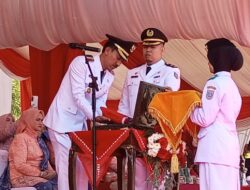 Pengibaran Bendera HUT ke-81 RI di Kabupaten Banjar Berlangsung Khidmat