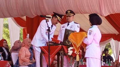 Pengibaran Bendera HUT ke-81 RI di Kabupaten Banjar Berlangsung Khidmat