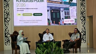 Jaring Aspirasi Masyarakat, SMKPP Kementan di Banjarbaru, Gelar Forum Konsultasi Publik 2026