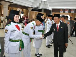 Wabup HSS Kukuhkan Anggota Paskibraka 2026