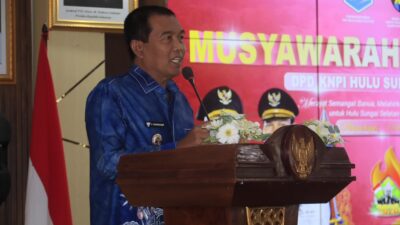 Bupati HSS Buka Musda XV KNPI, Dorong Pemuda Berani Ambil Peran Pembangunan