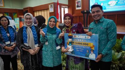 TP PKK Balangan Sabet Juara I Lomba Paduan Suara Mars PKK Tingkat Kalsel