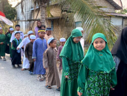 Santri RQ Nurul Mustafa Bincau Muara Rayakan HUT ke-81 RI, Sederhana Namun Meriah