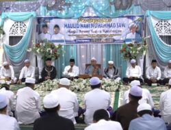 Bupati HSS Hadiri Maulidan di Masjid Agung Taqwa Kandangan