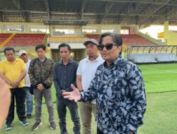 Jelang Kompetisi, Wagub Kalsel dan Dinas PUPR Tinjau Stadion 17 Mei Banjarmasin