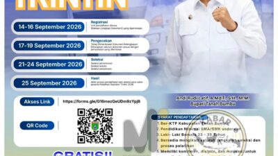 Bupati Andi Rudi Latif Buka Pelatihan Operator Trintin 2026, Gratis!